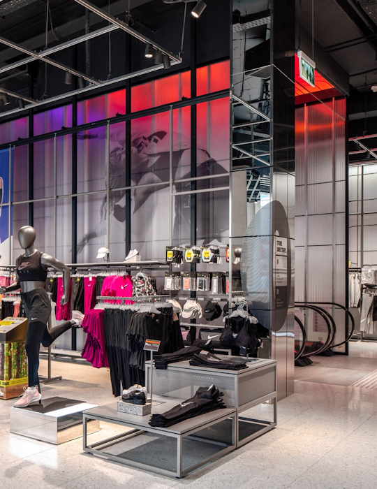 Experience the cutting-edge Nike store design by Studio Königshausen